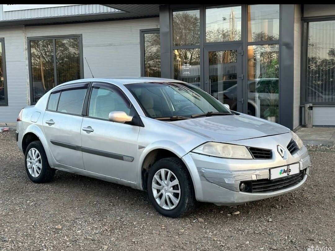 Рено меган 2006 фото Купить б/у Renault Megane II Рестайлинг 1.6 MT (115 л.с.) бензин механика в Крас