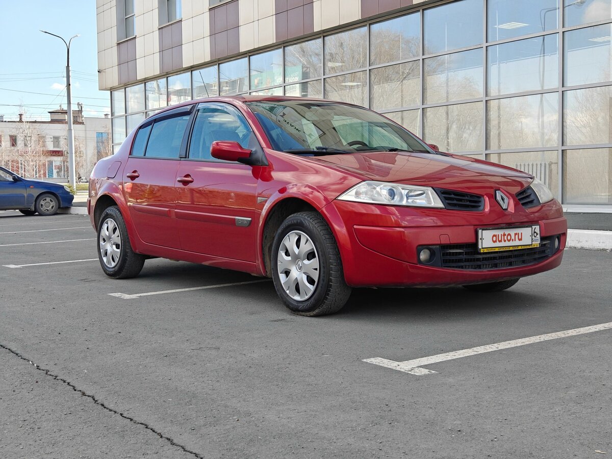 Рено меган 2006 фото Купить б/у Renault Megane II Рестайлинг 1.6 AT (115 л.с.) бензин автомат в Орске