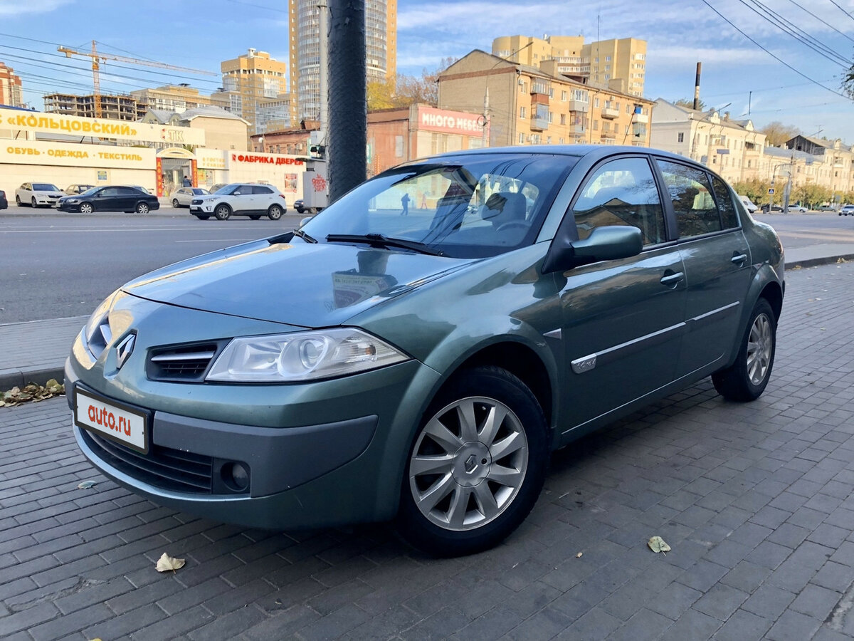 Рено меган 2006 года фото Купить б/у Renault Megane II Рестайлинг 1.6 AT (115 л.с.) бензин автомат в Ворон