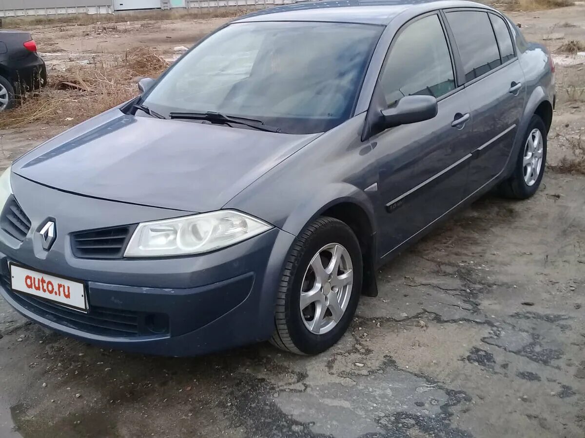 Рено меган 2006 года фото Купить б/у Renault Megane II 1.6 AT (115 л.с.) бензин автомат в Липецке: серый Р