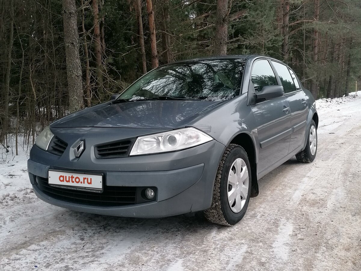 Рено меган 2007 фото Купить б/у Renault Megane II Рестайлинг 1.6 AT (115 л.с.) бензин автомат в Тихви