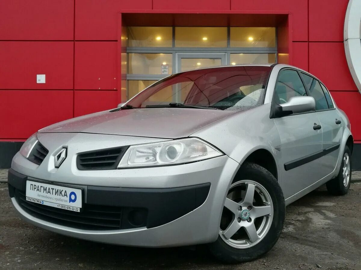 Рено меган 2007 фото Купить б/у Renault Megane II Рестайлинг 1.6 AT (115 л.с.) бензин автомат в Санкт