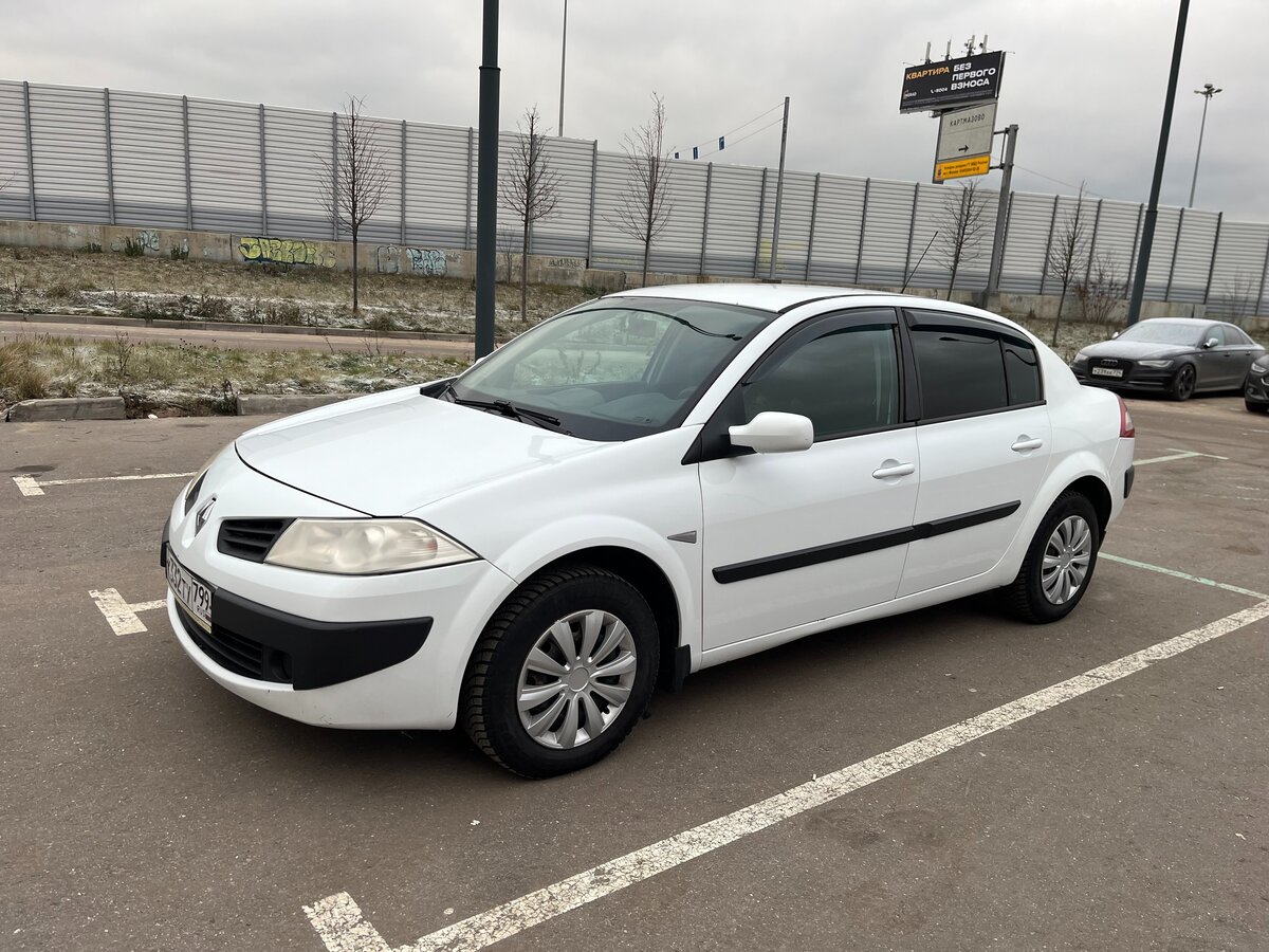 Рено меган 2007 года фото Купить б/у Renault Megane II Рестайлинг 1.6 MT (115 л.с.) бензин механика в Моск