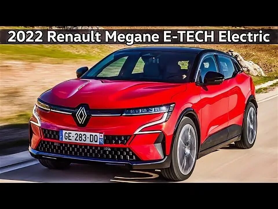 Рено меган 2024 фото 2022 Renault Megane E-TECH Electric Techno Version in Flame Red Color - YouTube