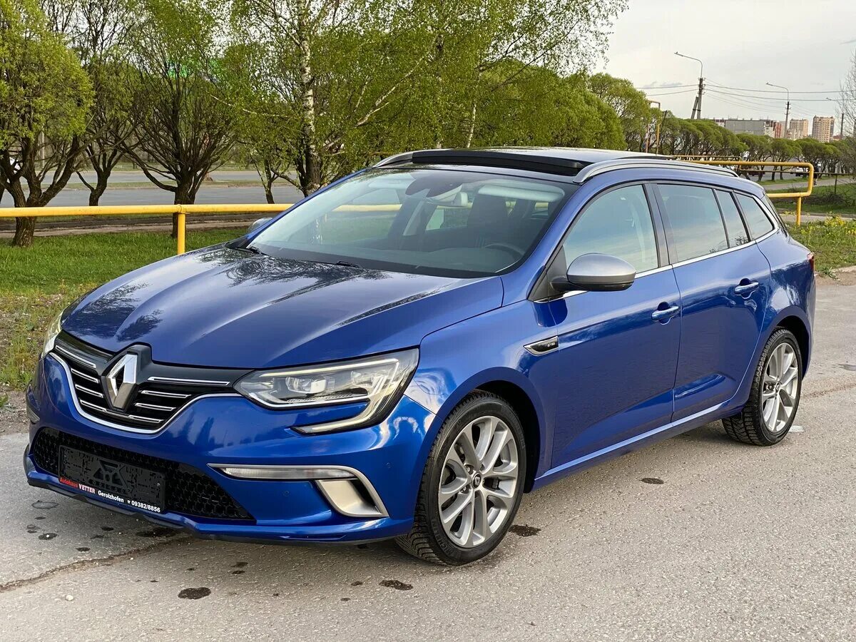 Рено меган 4 универсал фото Купить б/у Renault Megane IV 1.5d MT (110 л.с.) дизель механика в Пскове: синий 