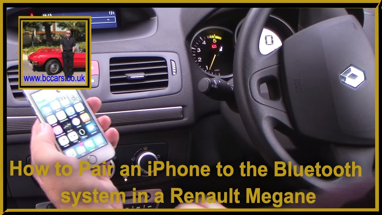 Рено меган как подключить блютуз How to Pair an iPhone to the Bluetooth system in a Renault Megane - YouTube