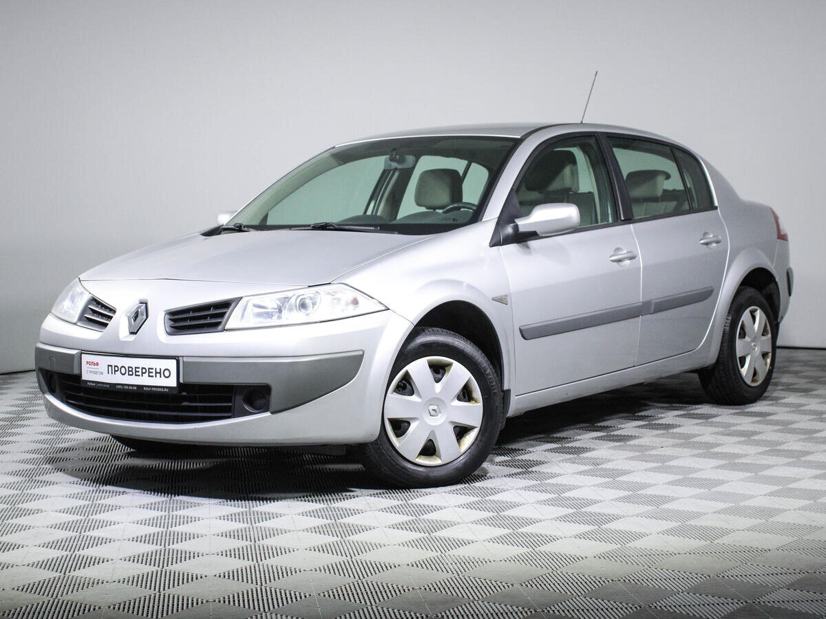 Рено меган седан 2008 фото Купить б/у Renault Megane II Рестайлинг 1.6 MT (115 л.с.) бензин механика в Моск