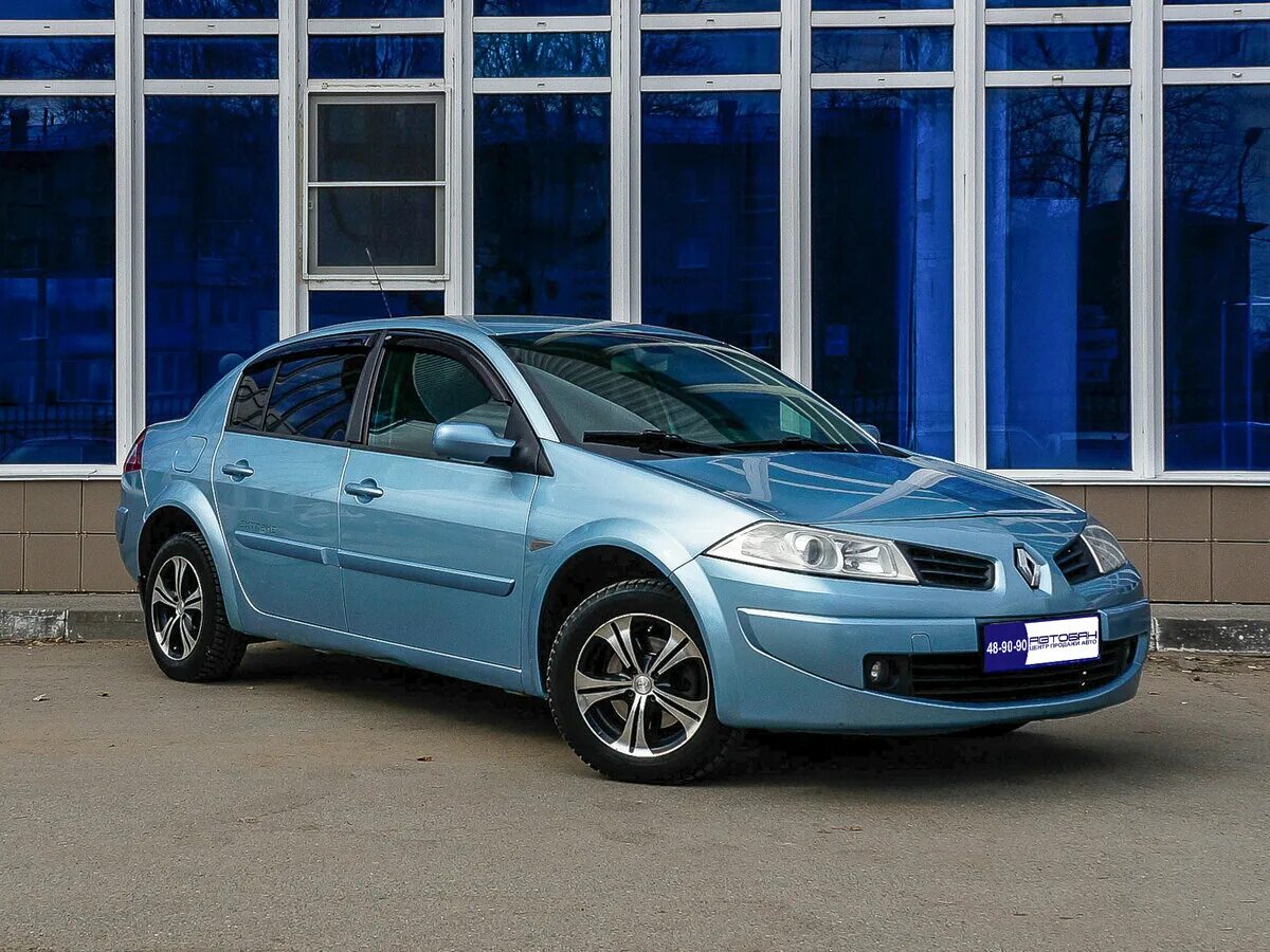 Рено меган седан 2008 фото Купить б/у Renault Megane II Рестайлинг 1.6 MT (115 л.с.) бензин механика в Омск