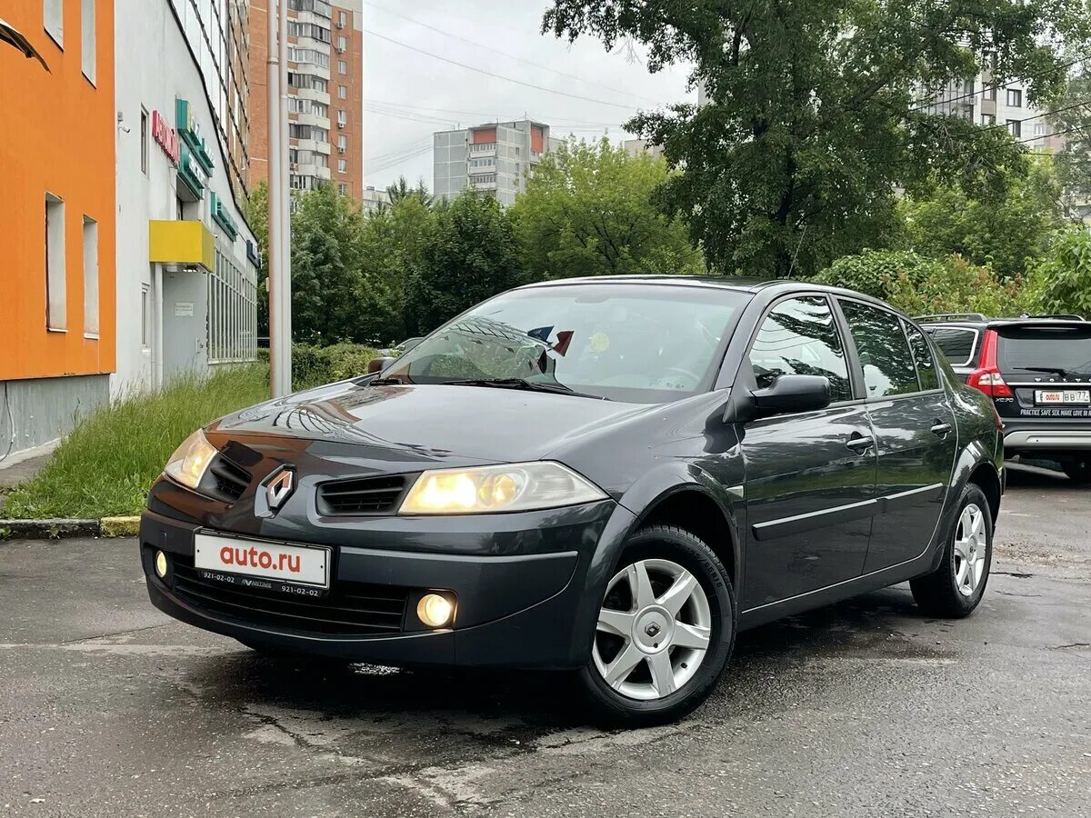 Рено меган седан 2008 фото Купить б/у Renault Megane II Рестайлинг 1.6 MT (115 л.с.) бензин механика в Моск