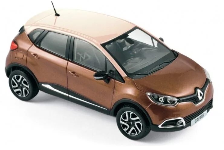 Рено модели машин фото Масштабная модель Renault Captur (кроссовер) 2013 коричневый с бежевым лучшая це