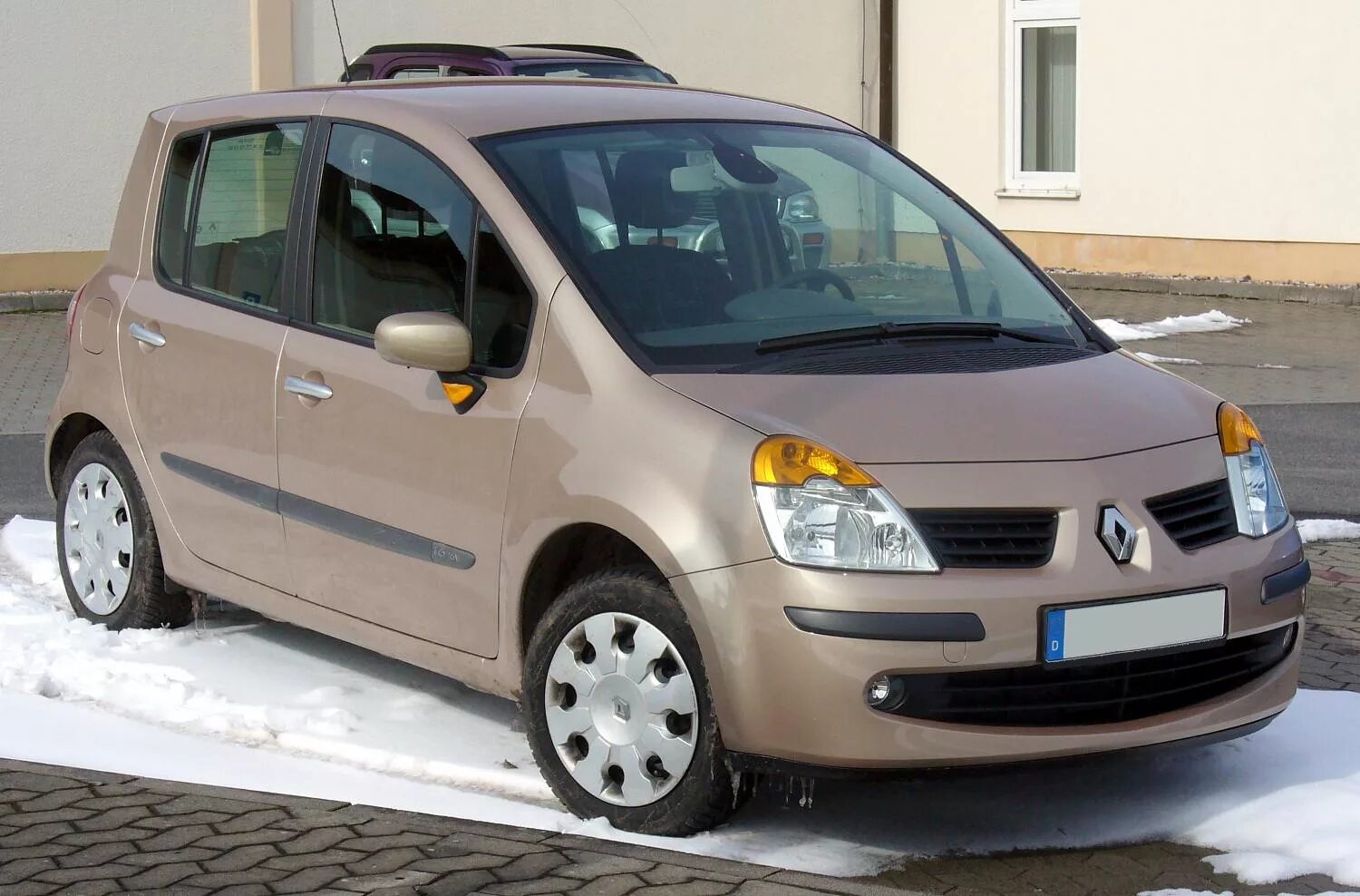 Рено модус фото Файл:Renault Modus Phase I 1.6 16V.JPG - Википедия