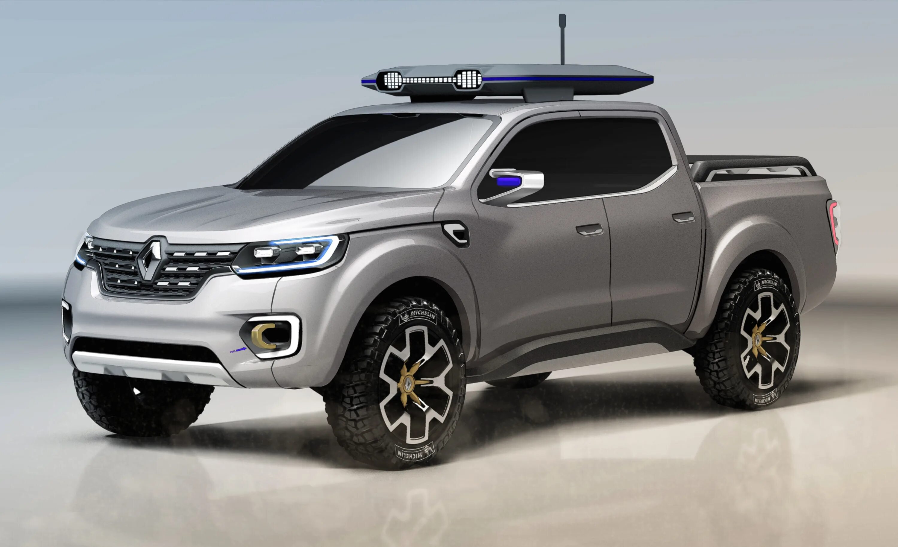 Рено пикап фото The Alaskan is Renault's posh pickup concept Top Gear