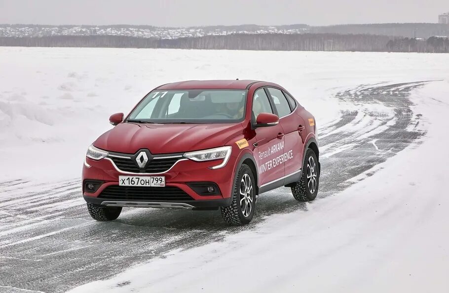 Рено полный привод фото Зимний тест-драйв Renault Arkana: коньки подпевают, звеня