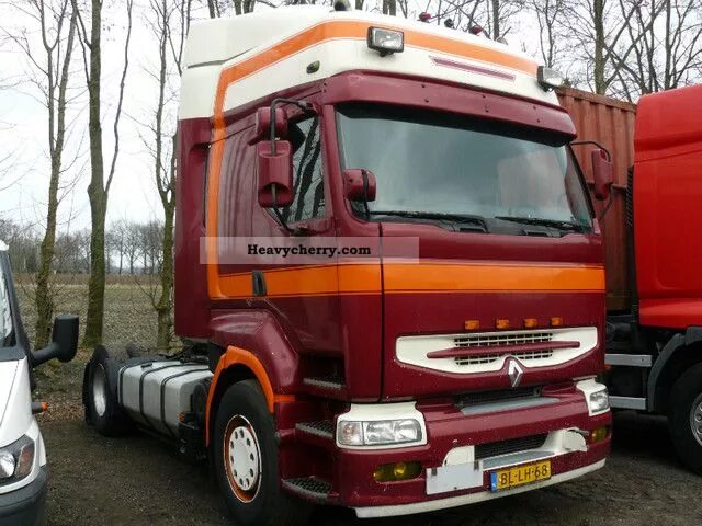 Рено премиум 420 dci фото Standard tractor/trailer unit, Semi-trailer truck Commercial Vehicles With Pictu