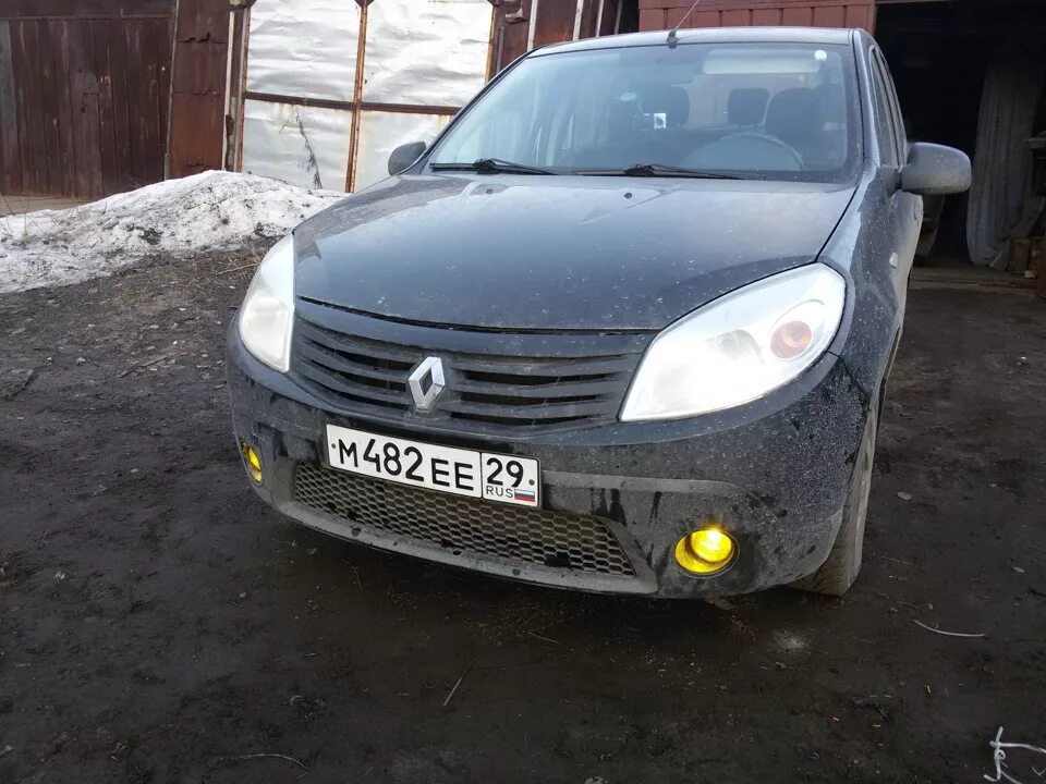 Рено сандеро 1 подключение птф установка птф на сандеро (конец) - Renault Sandero 1G, 1,4 л, 2010 года электрон