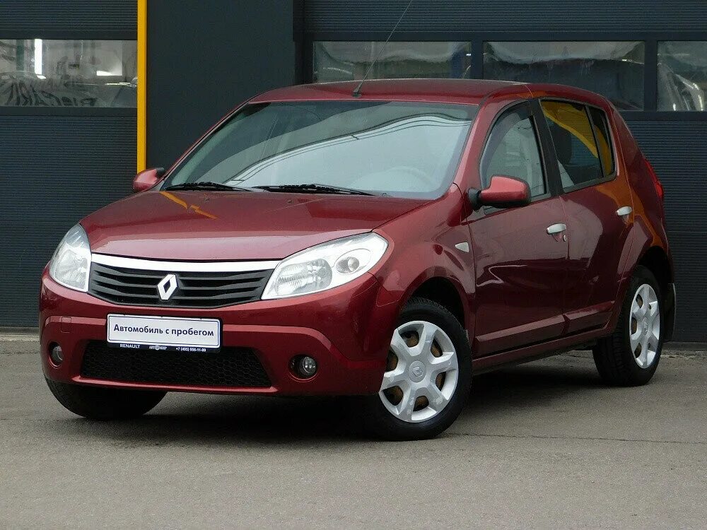 Рено сандеро 1 поколения фото Купить б/у Renault Sandero I 1.6 MT (84 л.с.) бензин механика в Химках: красный 