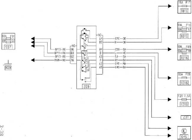Рено сандеро 1 схема подключения подрулевого переключателя Схемы электрооборудования Renault Duster " Страница 37 " Схемы предохранителей, 