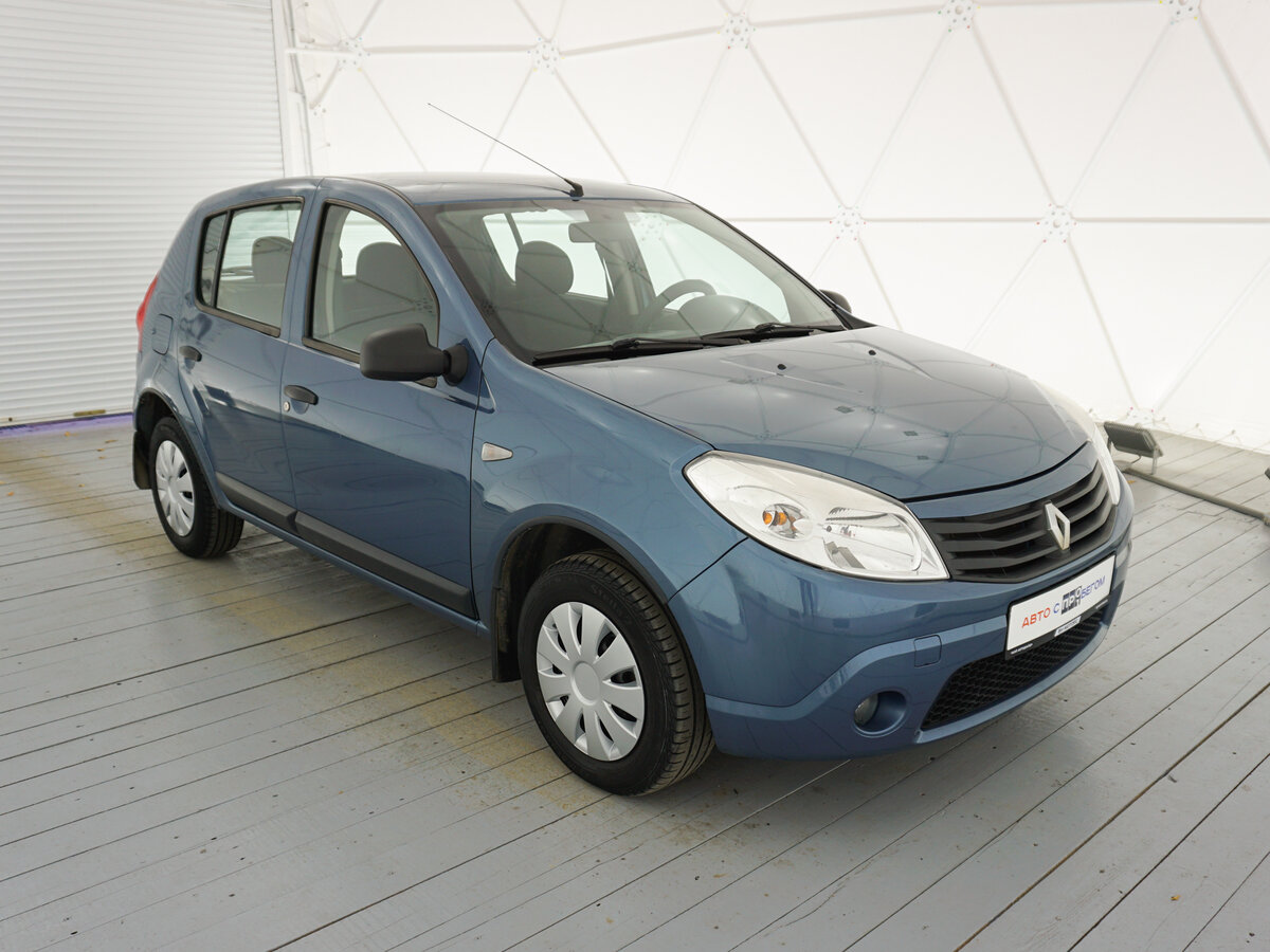 Рено сандеро 2012 год фото Купить б/у Renault Sandero I 1.6 MT (84 л.с.) бензин механика в Брянске: синий Р