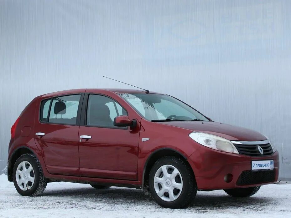 Рено сандеро 2012 год фото Купить б/у Renault Sandero I 1.6 MT (84 л.с.) бензин механика в Москве: красный 