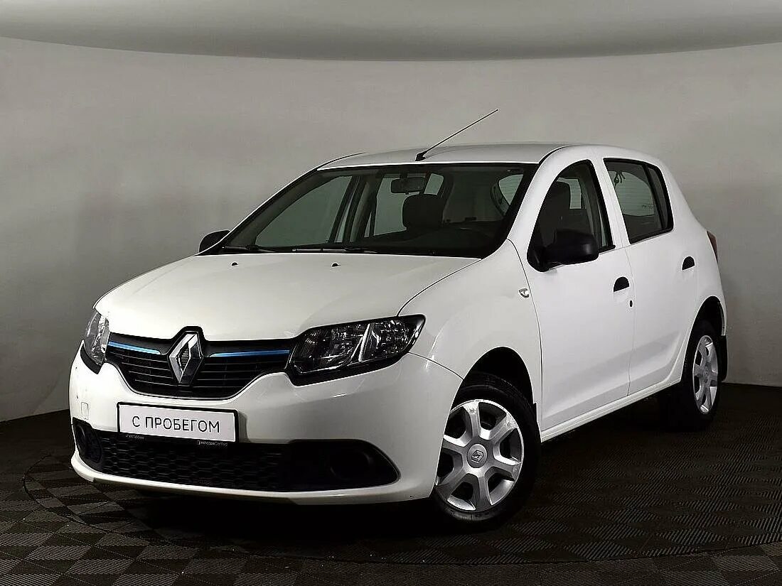 Рено сандеро 2015 фото Купить б/у Renault Sandero II 1.6 MT (82 л.с.) бензин механика в Москве: белый Р