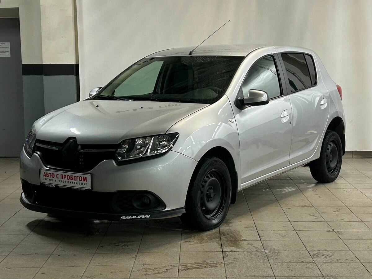 Рено сандеро 2024 фото Купить б/у Renault Sandero II 1.6 MT (82 л.с.) бензин механика в Москве: серый Р