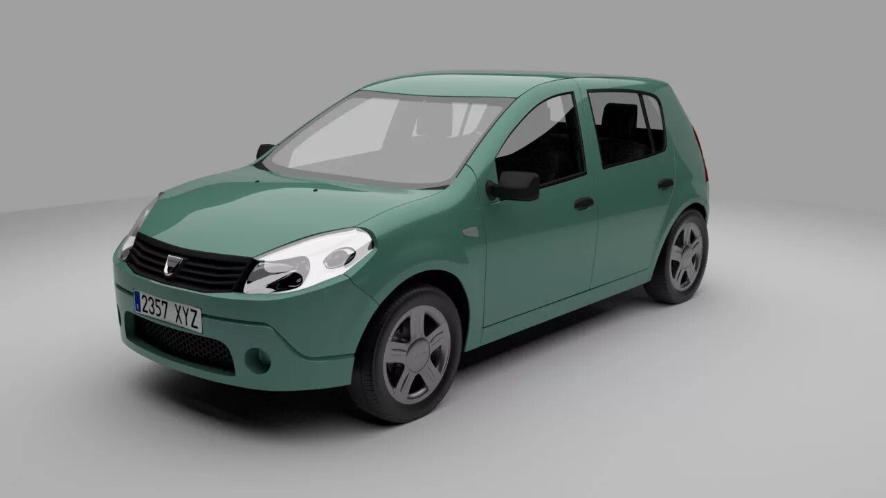 Рено сандеро 3 поколения фото ArtStation - Dacia Sandero