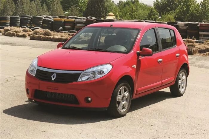 Рено сандеро красный фото پایگاه اطلاع رسانی عصر خودرو - Renault Sandero assembly line launched in Iran