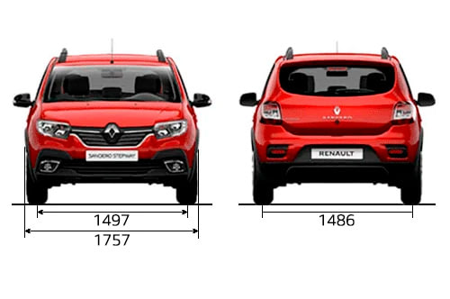 Рено сандеро размеры фото Renault Sandero Stepway в Москве Официальный дилер АвтоГЕРМЕС