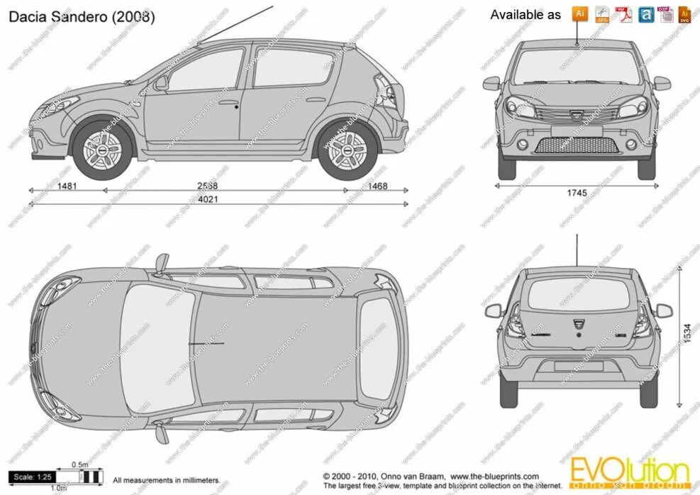 Полезная инфа об размерах разных. - Renault Sandero Stepway (1G), 1,6 л, 2012 го