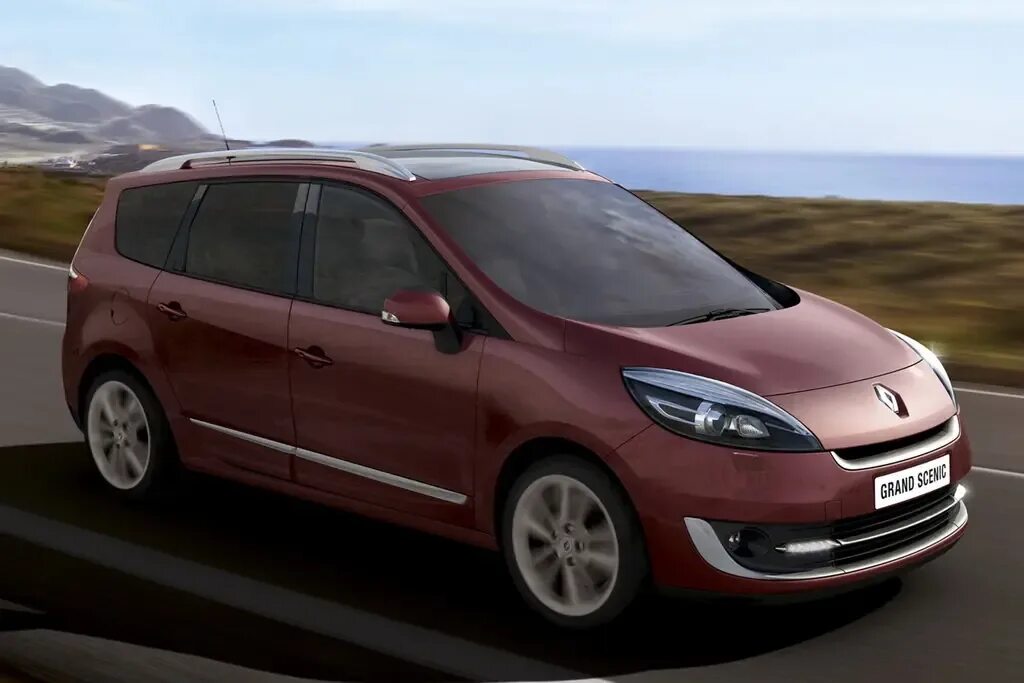 Рено scenic фото Renault Grand Scenic рестайлинг 2012, 2013, минивэн, 2 поколение, JZ технические