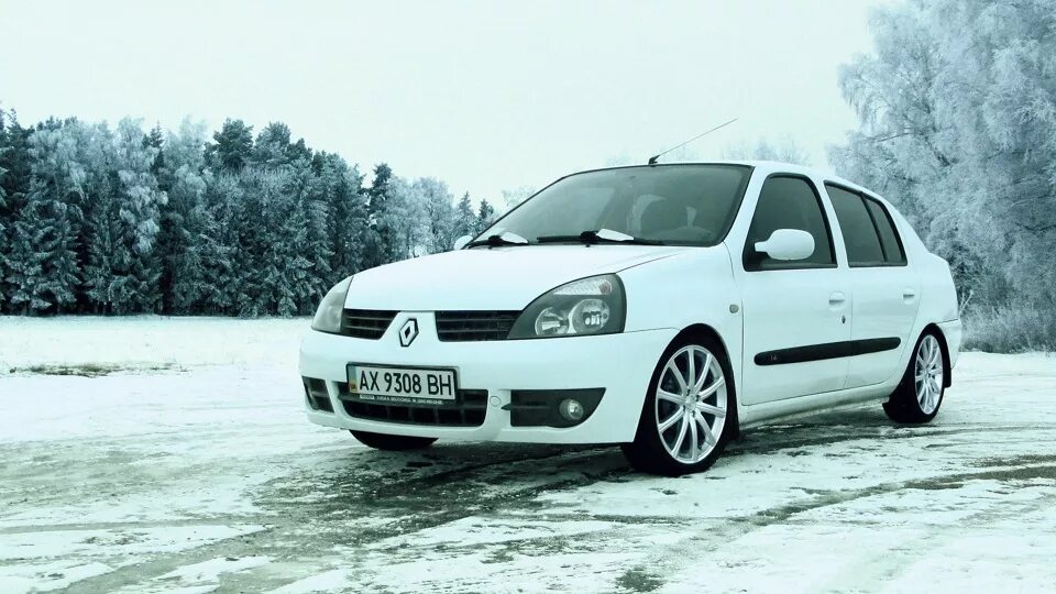 Рено симбол 1 рестайлинг тюнинг Renault Clio Symbol 1.4 бензиновый 2003 Wℎιtℯ ᗩ ℕGeL на DRIVE2