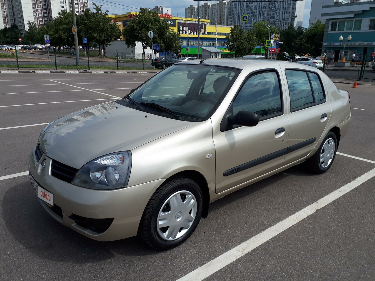 Рено симбол 2006 фото Купить б/у Renault Symbol I Рестайлинг 2 1.4 MT (75 л.с.) бензин механика в Моск