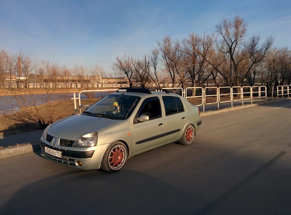 Рено симбол 2007 тюнинг К летнему сезону готов! - Renault Symbol, 1,4 л, 2003 года тюнинг DRIVE2