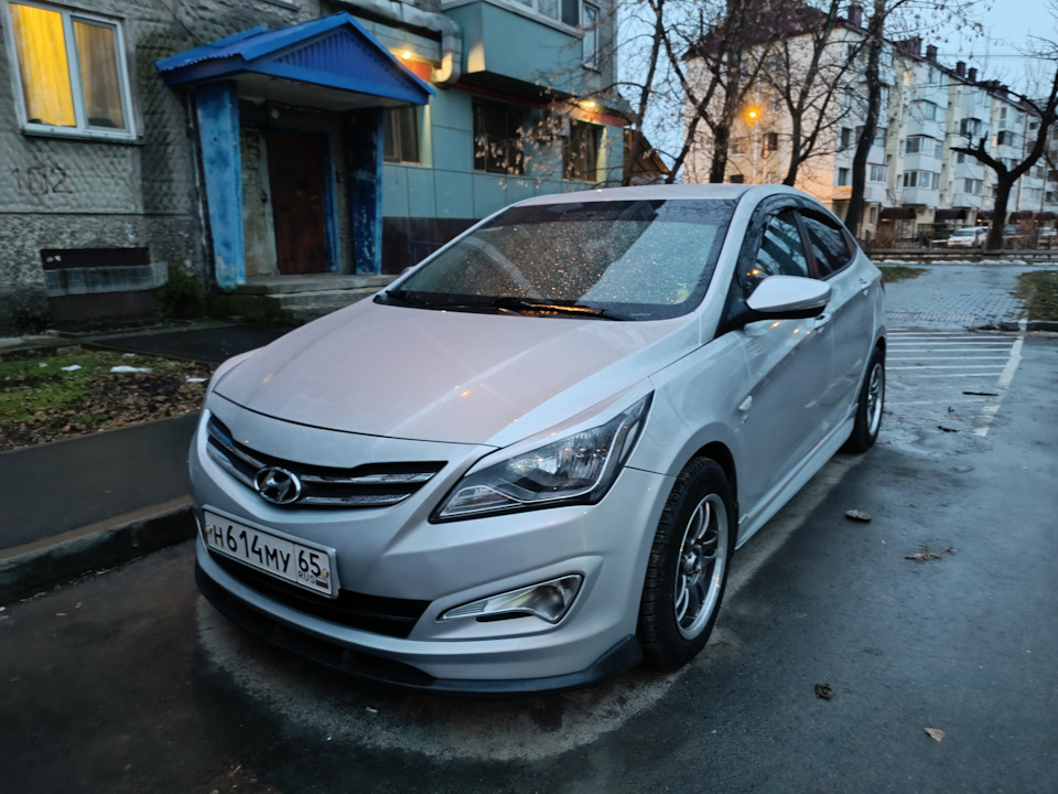 Рено солярис фото Обвесы от Topkontur и Top-tuning - Hyundai Solaris, 1,6 л, 2015 года тюнинг DRIV