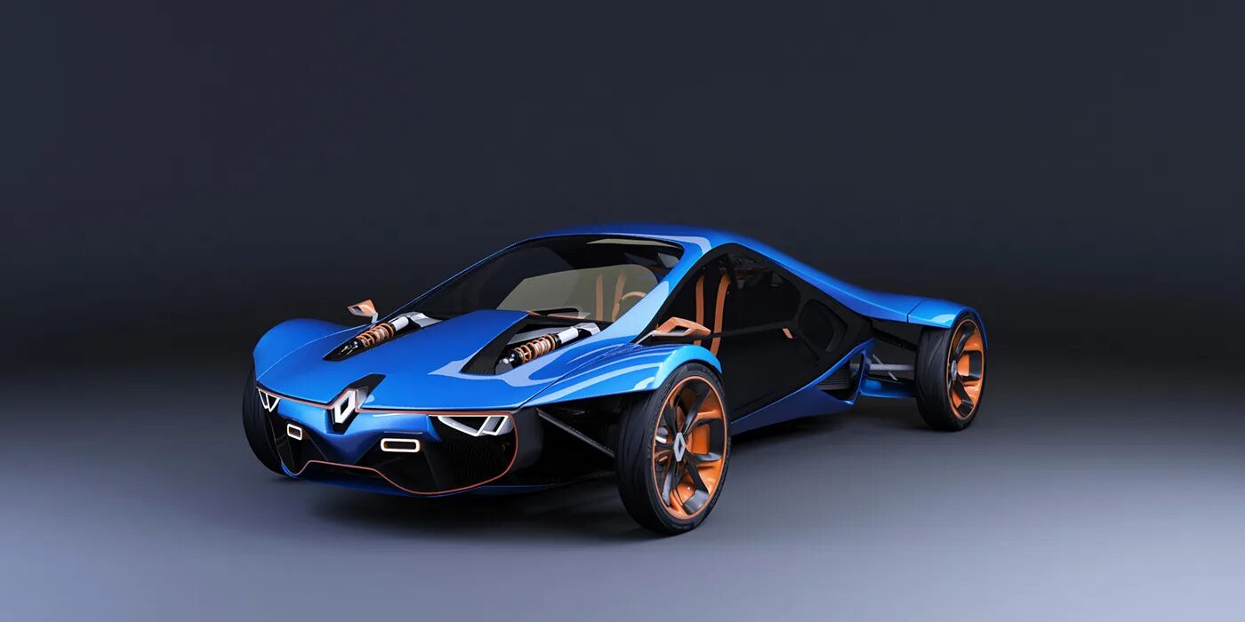 Рено спорткар фото Renault Fly Concept Images :: Behance