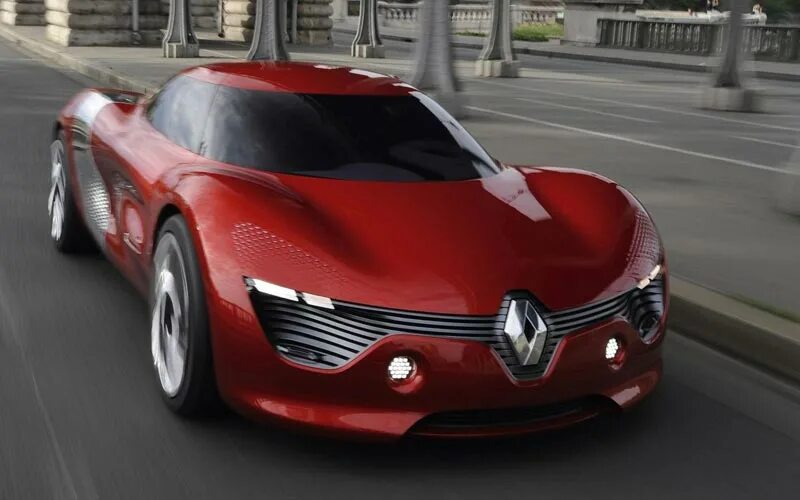 Рено спорткар фото Фотографии Renault DeZir Concept. Фото #11