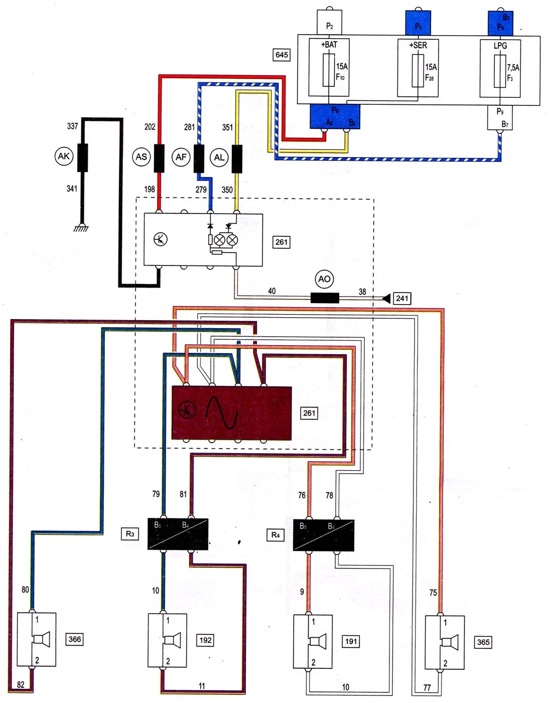 Рено сценик 1 схема подключения Diagram 20. Radio receiver (Renault Scenic 1, 1996-2003) - "Electrical equipment