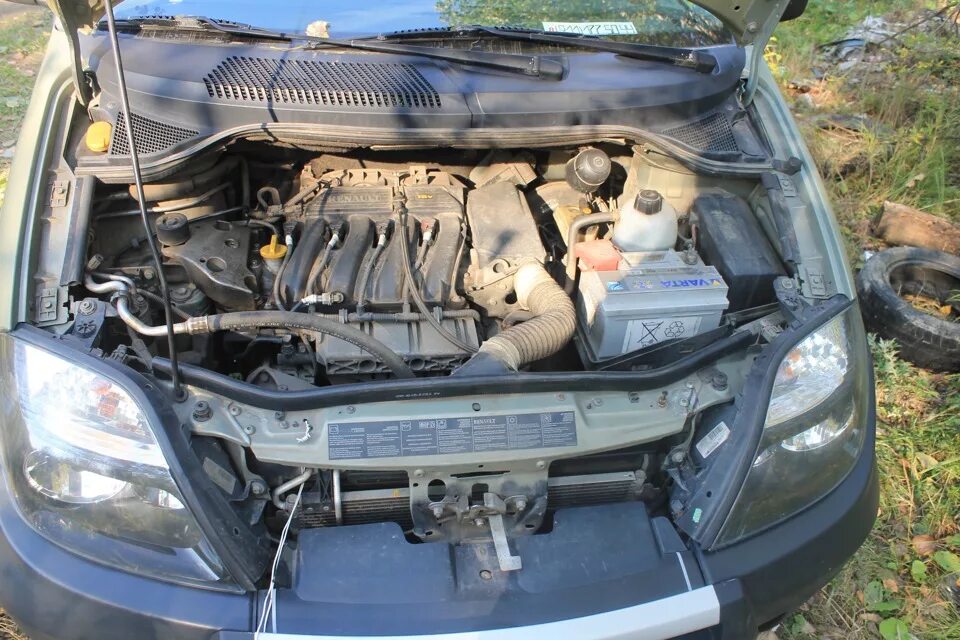 Рено сценик 2 под капотом фото Уплотнитель капота. - Renault Scenic RX4, 2 л, 2003 года своими руками DRIVE2