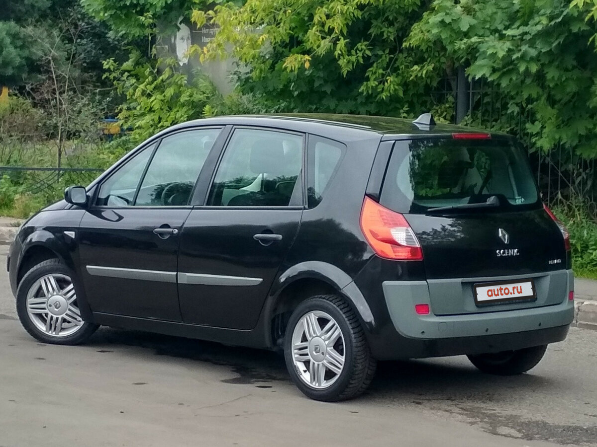 Рено сценик 2 рестайлинг фото Купить б/у Renault Scenic II Рестайлинг 1.6 AT (115 л.с.) бензин автомат в Москв