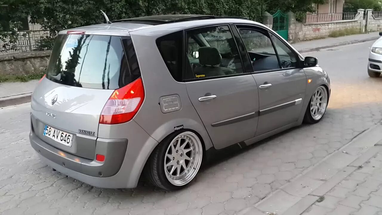 Рено сценик 2 тюнинг фото Renault Scenic 2 Air Ride - YouTube