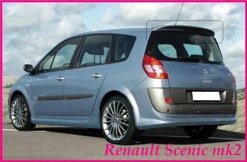 Рено сценик 2 тюнинг фото RENAULT SCENIC MK2 REAR/ROOF SPOILER (2003-2009) eBay