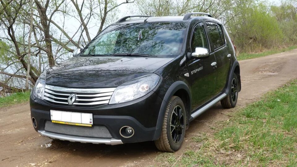 Рено степвей 1 тюнинг Машину в ХROM ))) - III - Окантовка противотуманок . - Renault Sandero Stepway (