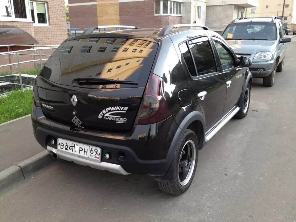 Рено степвей 1 тюнинг Фото предпродажное. - Renault Sandero Stepway (1G), 1,6 л, 2013 года продажа маш