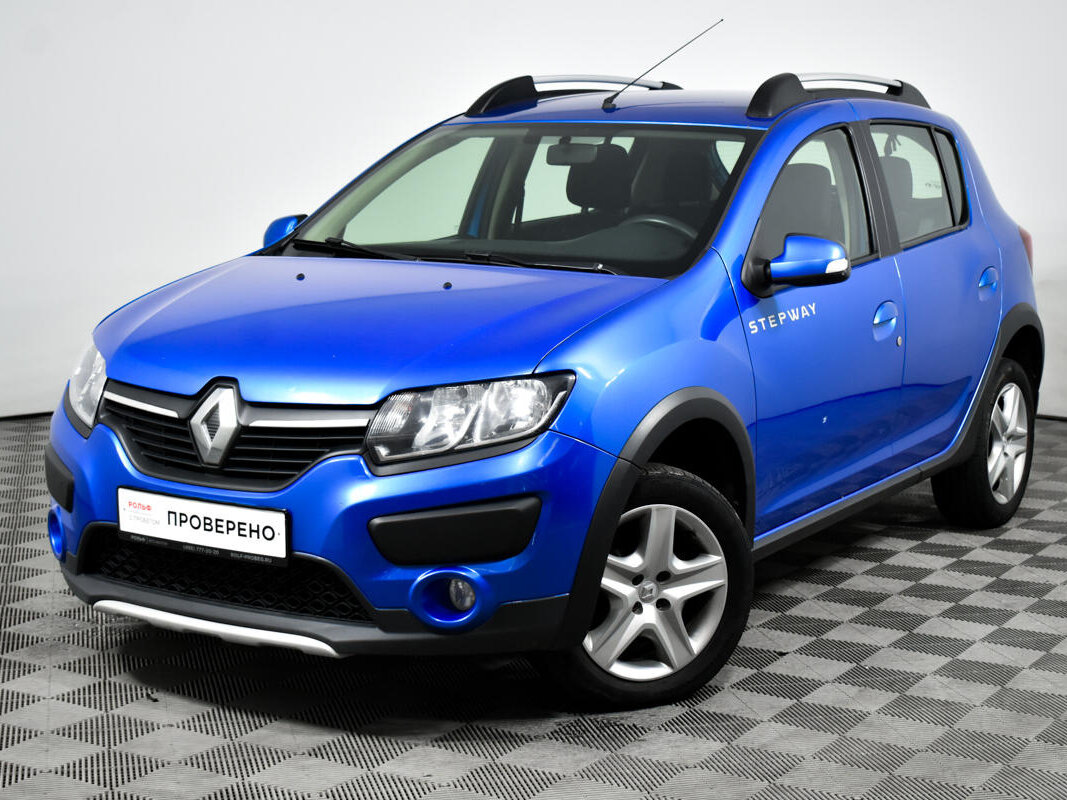 Рено степвей 2 фото Купить б/у Renault Sandero II Stepway 1.6 AT (102 л.с.) бензин автомат в Москве: