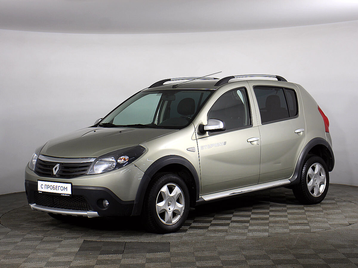 Рено степвей 2012 фото Купить б/у Renault Sandero I Stepway 1.6 AT (103 л.с.) бензин автомат в Москве: 