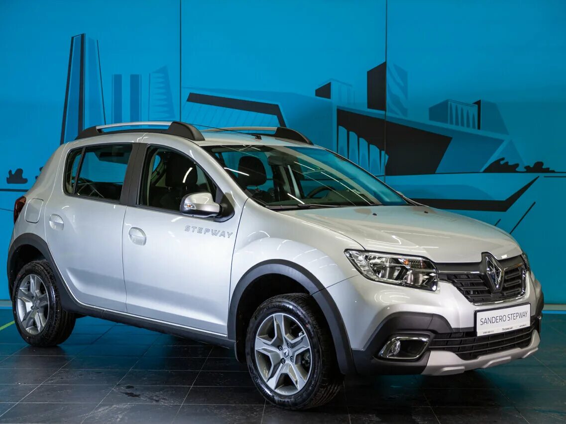 Рено степвей 2020 фото Купить новый Renault Sandero II Рестайлинг Stepway 1.6 MT (82 л.с.) бензин механ