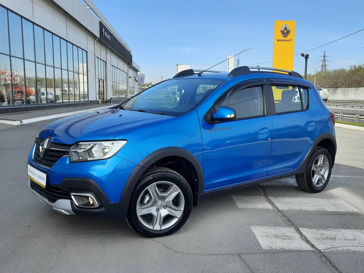 Рено степвей 2021 фото Купить б/у Renault Sandero II Рестайлинг Stepway 1.6 MT (113 л.с.) бензин механи