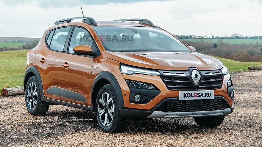 Рено степвей 2021 года фото Новый кроссовер Renault на замену Sandero Stepway: первые изображения - КОЛЕСА.р