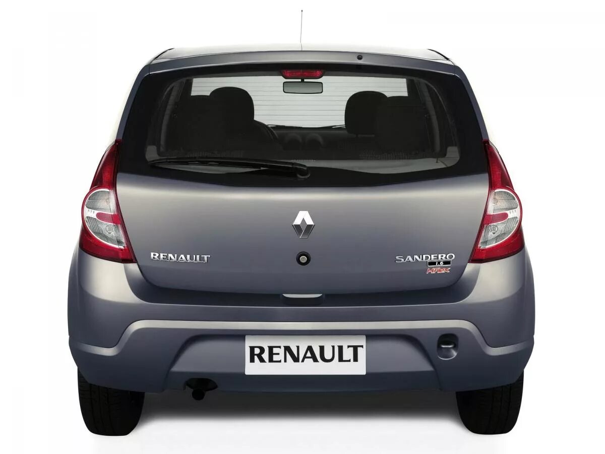 Рено сзади фото Каталог автомобилей Renault Sandero 1.6 MT (84 л.с.). Характеристики, история, п