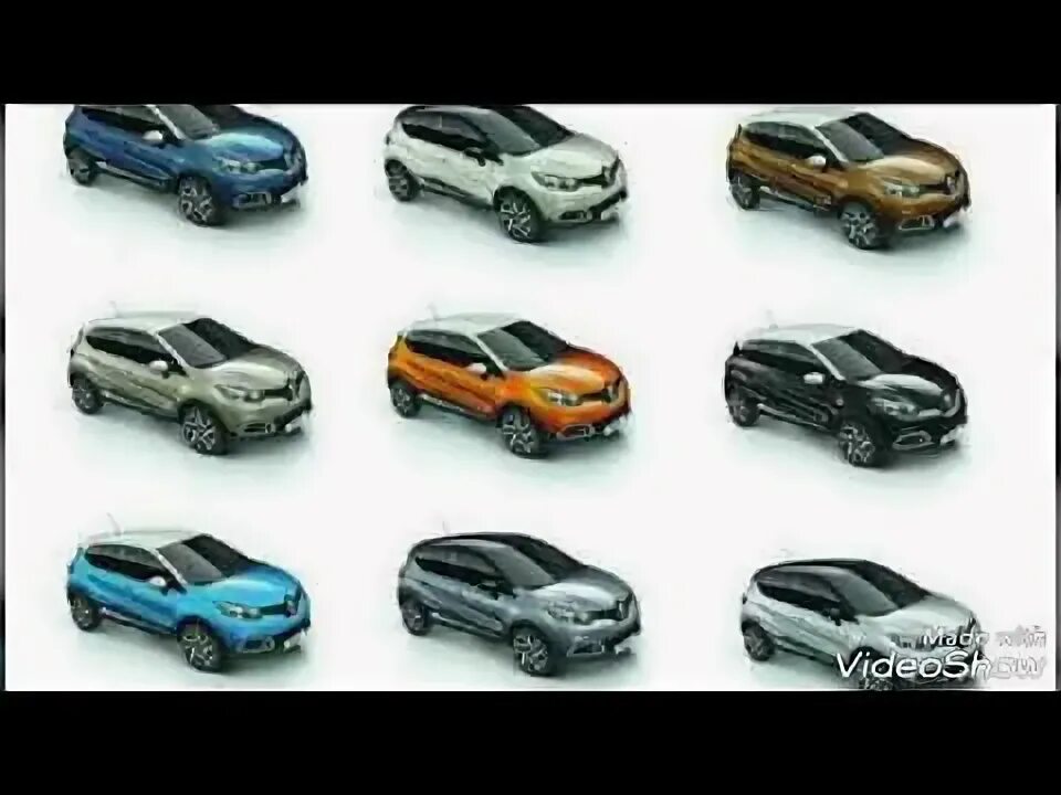 Рено цвета кузова фото Renault Captur VS mahindra XUV 500 Complete analys - YouTube